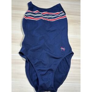 Nautica Blue One Piece Swimwear for Women Size 14